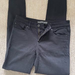 Black skinny denim